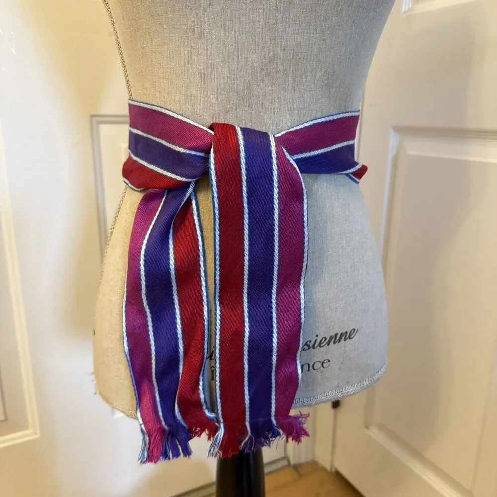 PINK RED PURPLE Unbranded Sash Belt Tie